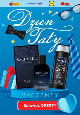 DZIEŃ OJCA - prezenty - gazetka promocyjna Dzień Taty do -50% | Lidl, Biedronka, Dino, Carrefour od środy 19.06 do soboty 22.06