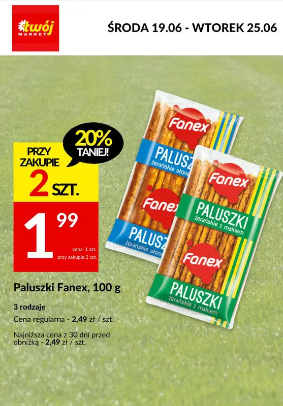 2024 EURO - gazetka promocyjna Zestaw KIBICA | Biedronka, Dino, Carrefour, Twój Market od czwartku 20.06 do wtorku 25.06 - strona 19