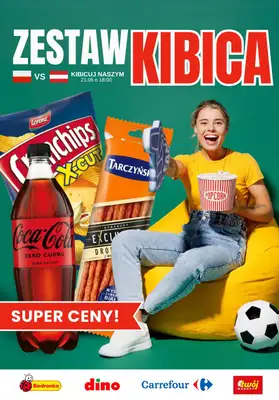 2024 EURO - gazetka promocyjna Zestaw KIBICA | Biedronka, Dino, Carrefour, Twój Market od czwartku 20.06 do wtorku 25.06
