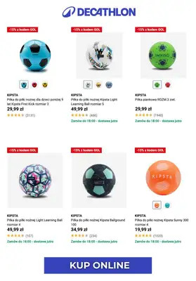 2024 EURO - gazetka promocyjna Decathlon | -15% na wybraną ofertę PIŁKARSKĄ od czwartku 20.06 do wtorku 25.06 - strona 3