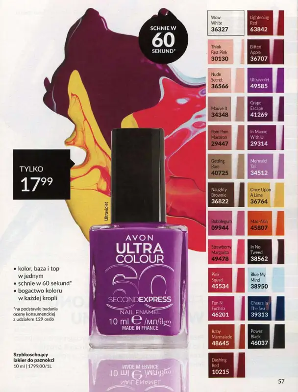 AVON - gazetka promocyjna Katalog lipiec 2024 od poniedziałku 01.07 do środy 31.07 - strona 57
