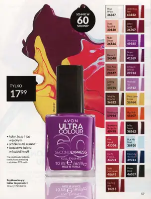 AVON - gazetka promocyjna Katalog lipiec 2024 od poniedziałku 01.07 do środy 31.07 - strona 57 AVON - gazetka promocyjna Katalog lipiec 2024 od poniedziałku 01.07 do środy 31.07 - strona 57