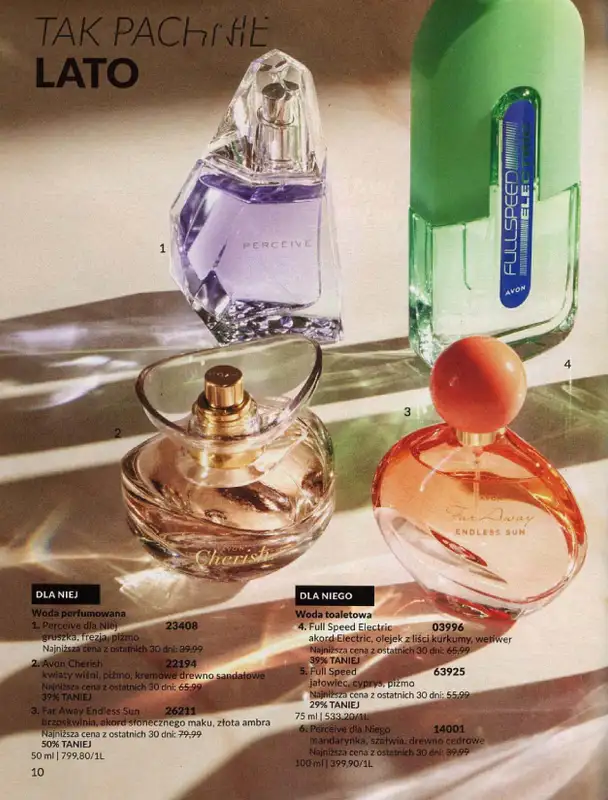 AVON - gazetka promocyjna Katalog lipiec 2024 od poniedziałku 01.07 do środy 31.07 - strona 10
