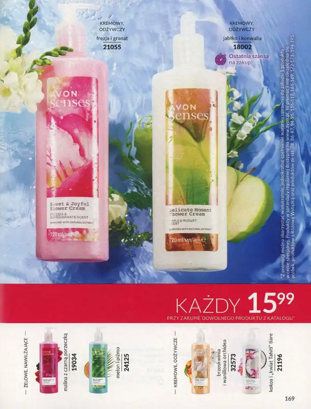 AVON - gazetka promocyjna Katalog lipiec 2024 od poniedziałku 01.07 do środy 31.07 - strona 169