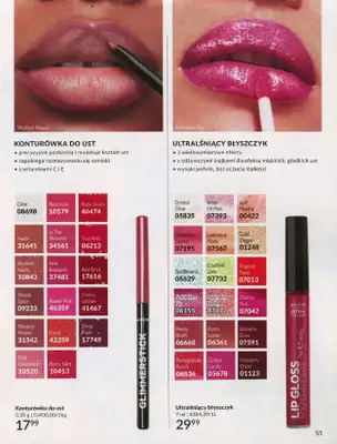 AVON - gazetka promocyjna Katalog lipiec 2024 od poniedziałku 01.07 do środy 31.07 - strona 55 AVON - gazetka promocyjna Katalog lipiec 2024 od poniedziałku 01.07 do środy 31.07 - strona 55