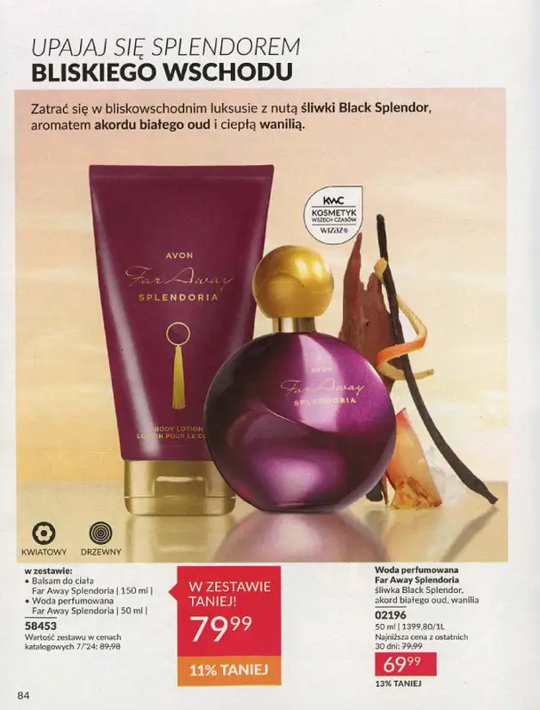 AVON - gazetka promocyjna Katalog lipiec 2024 od poniedziałku 01.07 do środy 31.07 - strona 84
