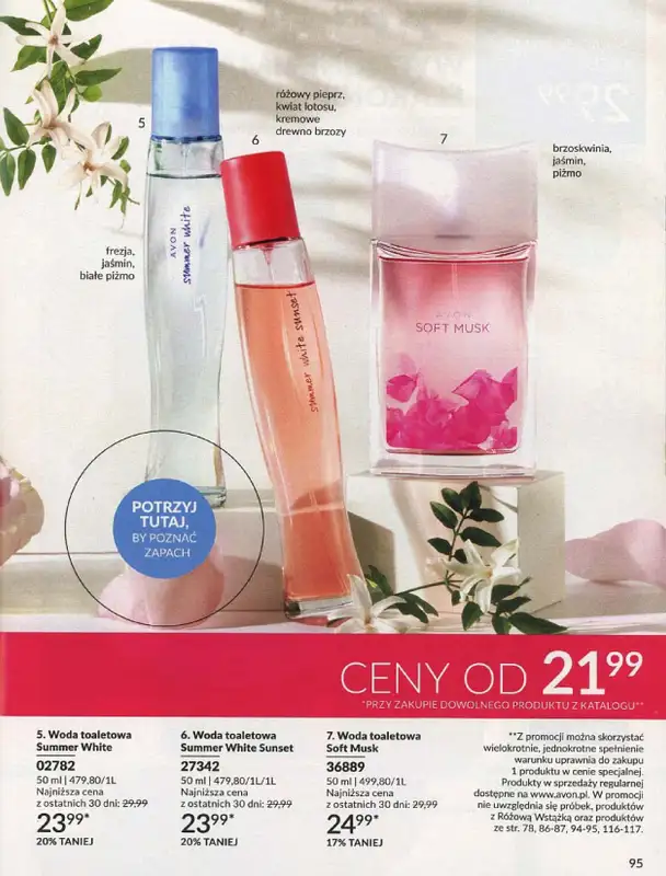 AVON - gazetka promocyjna Katalog lipiec 2024 od poniedziałku 01.07 do środy 31.07 - strona 95