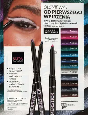 AVON - gazetka promocyjna Katalog lipiec 2024 od poniedziałku 01.07 do środy 31.07 - strona 47 AVON - gazetka promocyjna Katalog lipiec 2024 od poniedziałku 01.07 do środy 31.07 - strona 47