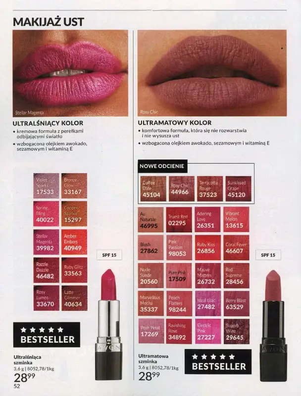 AVON - gazetka promocyjna Katalog lipiec 2024 od poniedziałku 01.07 do środy 31.07 - strona 52