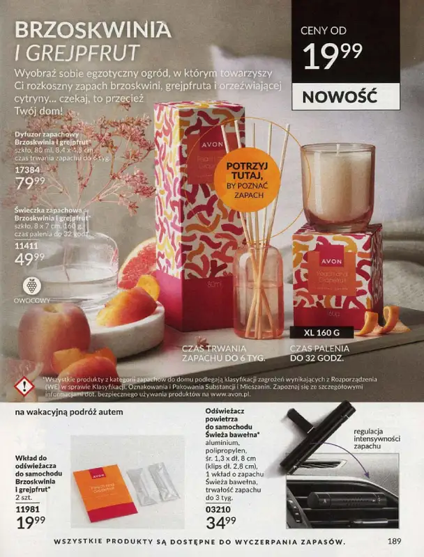 AVON - gazetka promocyjna Katalog lipiec 2024 od poniedziałku 01.07 do środy 31.07 - strona 189