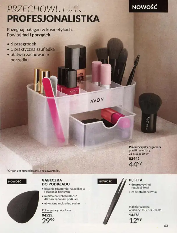 AVON - gazetka promocyjna Katalog lipiec 2024 od poniedziałku 01.07 do środy 31.07 - strona 63