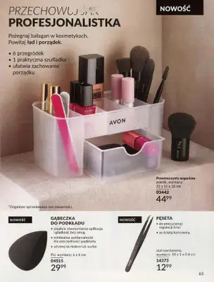 AVON - gazetka promocyjna Katalog lipiec 2024 od poniedziałku 01.07 do środy 31.07 - strona 63 AVON - gazetka promocyjna Katalog lipiec 2024 od poniedziałku 01.07 do środy 31.07 - strona 63