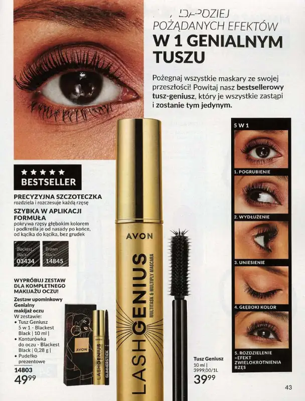 AVON - gazetka promocyjna Katalog lipiec 2024 od poniedziałku 01.07 do środy 31.07 - strona 43