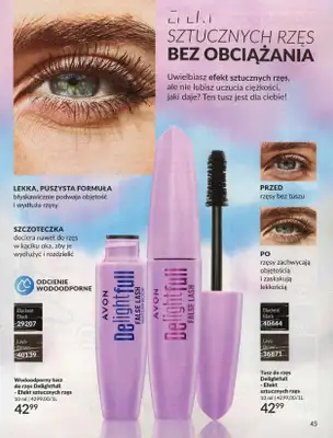AVON - gazetka promocyjna Katalog lipiec 2024 od poniedziałku 01.07 do środy 31.07 - strona 45 AVON - gazetka promocyjna Katalog lipiec 2024 od poniedziałku 01.07 do środy 31.07 - strona 45