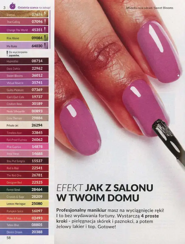 AVON - gazetka promocyjna Katalog lipiec 2024 od poniedziałku 01.07 do środy 31.07 - strona 58