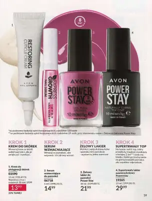 AVON - gazetka promocyjna Katalog lipiec 2024 od poniedziałku 01.07 do środy 31.07 - strona 59 AVON - gazetka promocyjna Katalog lipiec 2024 od poniedziałku 01.07 do środy 31.07 - strona 59