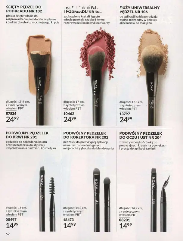 AVON - gazetka promocyjna Katalog lipiec 2024 od poniedziałku 01.07 do środy 31.07 - strona 62
