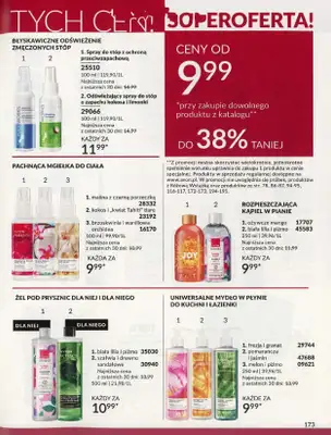 AVON - gazetka promocyjna Katalog lipiec 2024 od poniedziałku 01.07 do środy 31.07 - strona 173 AVON - gazetka promocyjna Katalog lipiec 2024 od poniedziałku 01.07 do środy 31.07 - strona 173