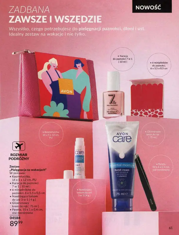 AVON - gazetka promocyjna Katalog lipiec 2024 od poniedziałku 01.07 do środy 31.07 - strona 61