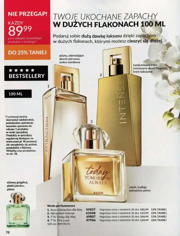 AVON - gazetka promocyjna Katalog lipiec 2024 od poniedziałku 01.07 do środy 31.07 - strona 78