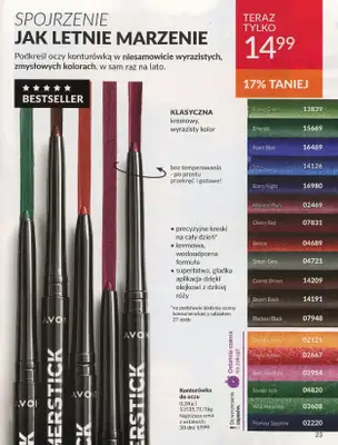 AVON - gazetka promocyjna Katalog lipiec 2024 od poniedziałku 01.07 do środy 31.07 - strona 23 AVON - gazetka promocyjna Katalog lipiec 2024 od poniedziałku 01.07 do środy 31.07 - strona 23