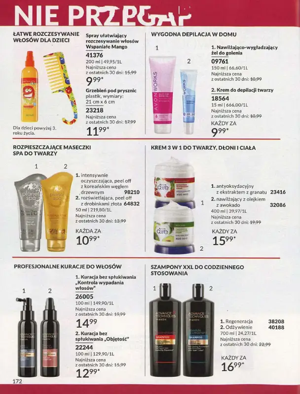 AVON - gazetka promocyjna Katalog lipiec 2024 od poniedziałku 01.07 do środy 31.07 - strona 172