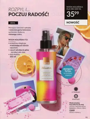 AVON - gazetka promocyjna Katalog lipiec 2024 od poniedziałku 01.07 do środy 31.07 - strona 93 AVON - gazetka promocyjna Katalog lipiec 2024 od poniedziałku 01.07 do środy 31.07 - strona 93