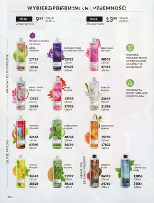 AVON - gazetka promocyjna Katalog lipiec 2024 od poniedziałku 01.07 do środy 31.07 - strona 164 AVON - gazetka promocyjna Katalog lipiec 2024 od poniedziałku 01.07 do środy 31.07 - strona 164