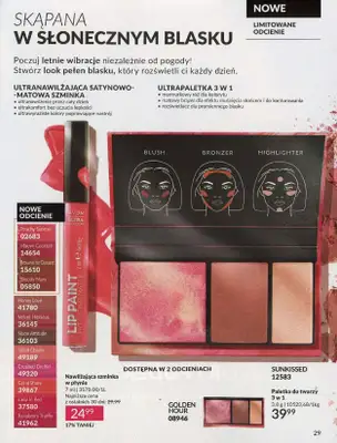 AVON - gazetka promocyjna Katalog lipiec 2024 od poniedziałku 01.07 do środy 31.07 - strona 29 AVON - gazetka promocyjna Katalog lipiec 2024 od poniedziałku 01.07 do środy 31.07 - strona 29