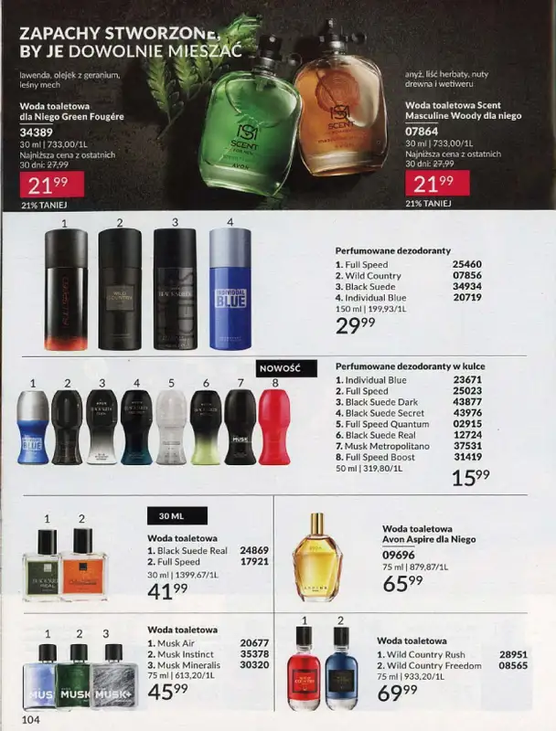 AVON - gazetka promocyjna Katalog lipiec 2024 od poniedziałku 01.07 do środy 31.07 - strona 104