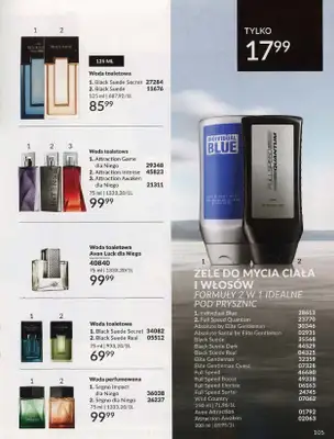 AVON - gazetka promocyjna Katalog lipiec 2024 od poniedziałku 01.07 do środy 31.07 - strona 105 AVON - gazetka promocyjna Katalog lipiec 2024 od poniedziałku 01.07 do środy 31.07 - strona 105