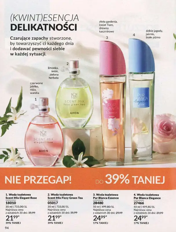 AVON - gazetka promocyjna Katalog lipiec 2024 od poniedziałku 01.07 do środy 31.07 - strona 94