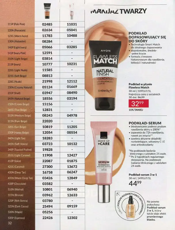 AVON - gazetka promocyjna Katalog lipiec 2024 od poniedziałku 01.07 do środy 31.07 - strona 32