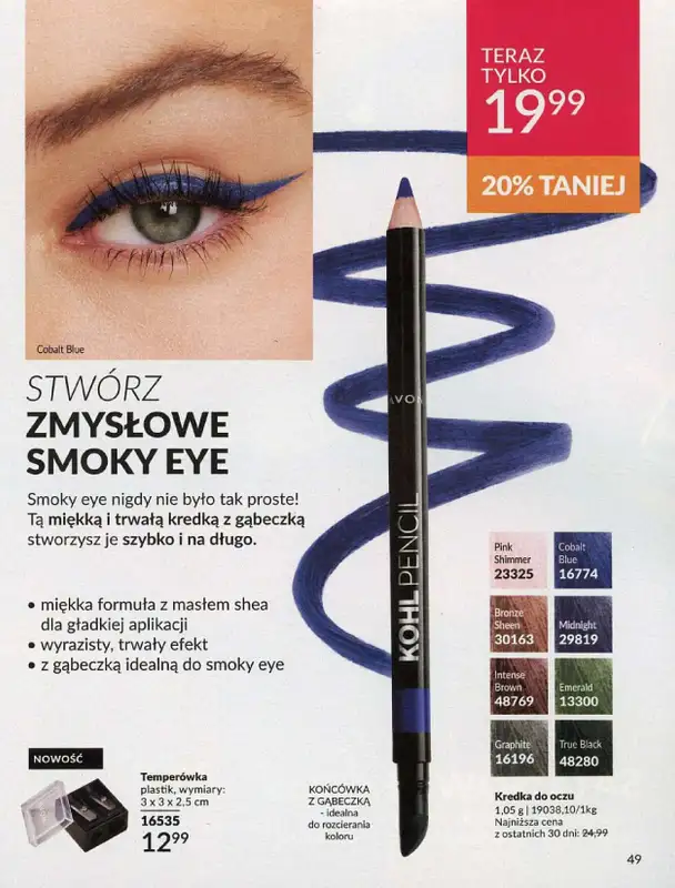 AVON - gazetka promocyjna Katalog lipiec 2024 od poniedziałku 01.07 do środy 31.07 - strona 49