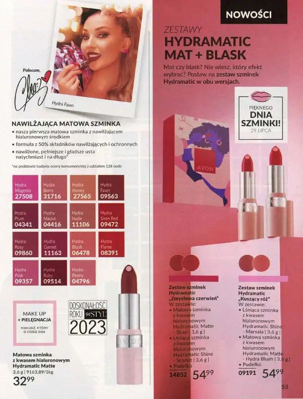 AVON - gazetka promocyjna Katalog lipiec 2024 od poniedziałku 01.07 do środy 31.07 - strona 53