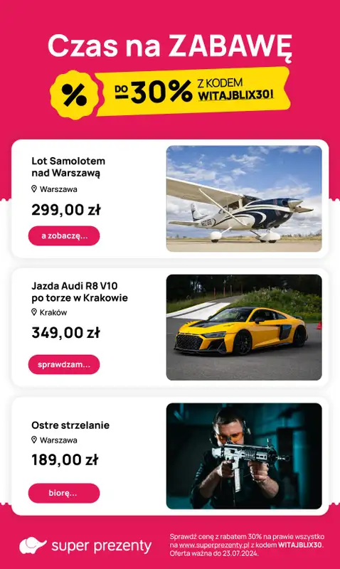 Super Prezenty - gazetka promocyjna Oferta od środy 10.07 do wtorku 23.07 - strona 6