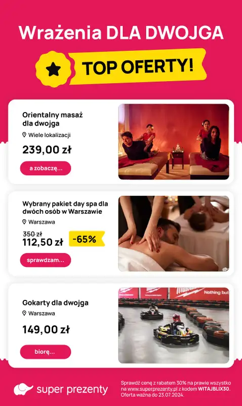 Super Prezenty - gazetka promocyjna Oferta od środy 10.07 do wtorku 23.07 - strona 4