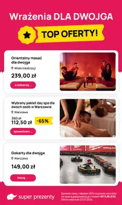 Super Prezenty - gazetka promocyjna Oferta od środy 10.07 do wtorku 23.07 - strona 4 Super Prezenty - gazetka promocyjna Oferta od środy 10.07 do wtorku 23.07 - strona 4
