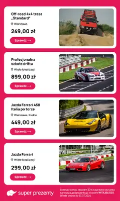 Super Prezenty - gazetka promocyjna Oferta od środy 10.07 do wtorku 23.07 - strona 2 Super Prezenty - gazetka promocyjna Oferta od środy 10.07 do wtorku 23.07 - strona 2