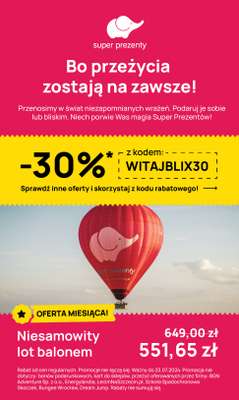 Super Prezenty - gazetka promocyjna Oferta od środy 10.07 do wtorku 23.07