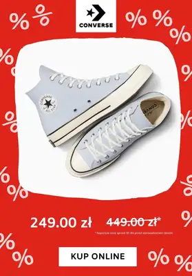 Converse - gazetka promocyjna Do -60% na trampki od wtorku 16.07  - strona 7