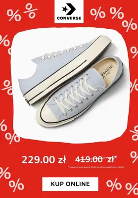 Converse - gazetka promocyjna Do -60% na trampki od wtorku 16.07  - strona 10