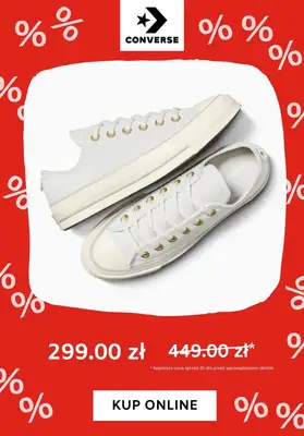 Converse - gazetka promocyjna Do -60% na trampki od wtorku 16.07  - strona 2