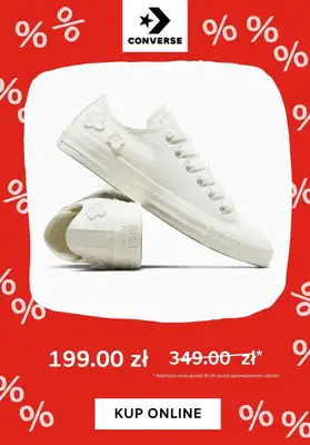 Converse - gazetka promocyjna Do -60% na trampki od wtorku 16.07  - strona 9