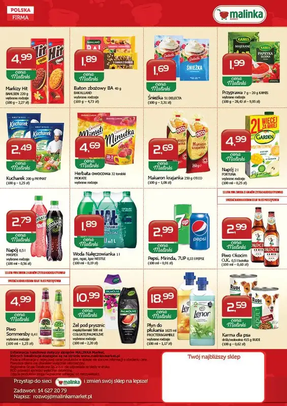 MALINKA - gazetka promocyjna Gazetka od poniedziałku 22.07 do środy 31.07 - strona 2