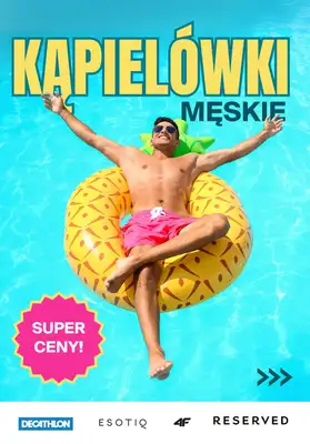 #Pogłębienie wyprzedaży - gazetka promocyjna Kąpielówki męskie w SUPER cenach | Przegląd marek od wtorku 23.07 do niedzieli 28.07