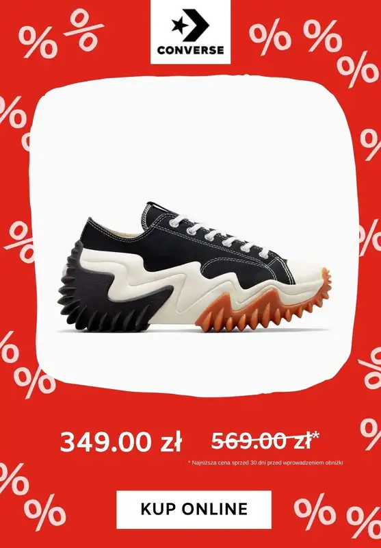 Converse - gazetka promocyjna Do -60% na trampki od czwartku 25.07  - strona 11