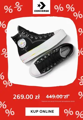 Converse - gazetka promocyjna Do -60% na trampki od czwartku 25.07  - strona 9