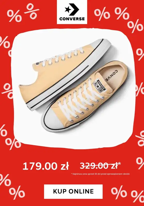 Converse - gazetka promocyjna Do -60% na trampki od czwartku 25.07  - strona 2