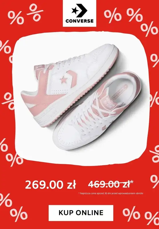 Converse - gazetka promocyjna Do -60% na trampki od czwartku 25.07  - strona 5